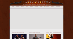 Desktop Screenshot of larrycarlton.com